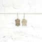 Tribute to Frida Kahlo "The Faces of Life and Death" Sterling Silver Earrings