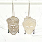 Tribute to Frida Kahlo "The Faces of Life and Death" Sterling Silver Earrings