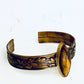 Tribute to Women of Craft African Tiger Eye and Bronze Cuff