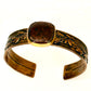 Tribute to Women of Craft Native Copper Stone & Bronze Cuff