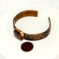 Tribute to Women of Craft Native Copper Stone & Bronze Cuff