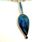 Tribute to Women of Craft Silver, Blue Chrysocolla, Vintage Enameled Necklace