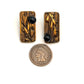 Tribute to Women of Craft Black Onyx and Bronze Earrings