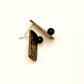 Tribute to Women of Craft Black Onyx and Bronze Earrings