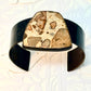 Resilience of the Ginkgo African Map Jasper and Brass Cuff