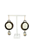 Nature Collection Sea Biscuit, Seashell, & Brass Earrings