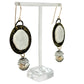 Nature Collection Sea Biscuit, Seashell, & Brass Earrings