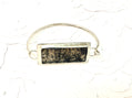 The Nature Collection Black Rutilated Quartz & Sterling Silver Bracelet