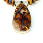 The Nature Collection Yowah Opal, Tanzanite & Wood Bead Necklace