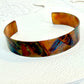 Tribute to Women of Craft Flame Patina Copper Cuff