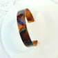 Tribute to Women of Craft Flame Patina Copper Cuff